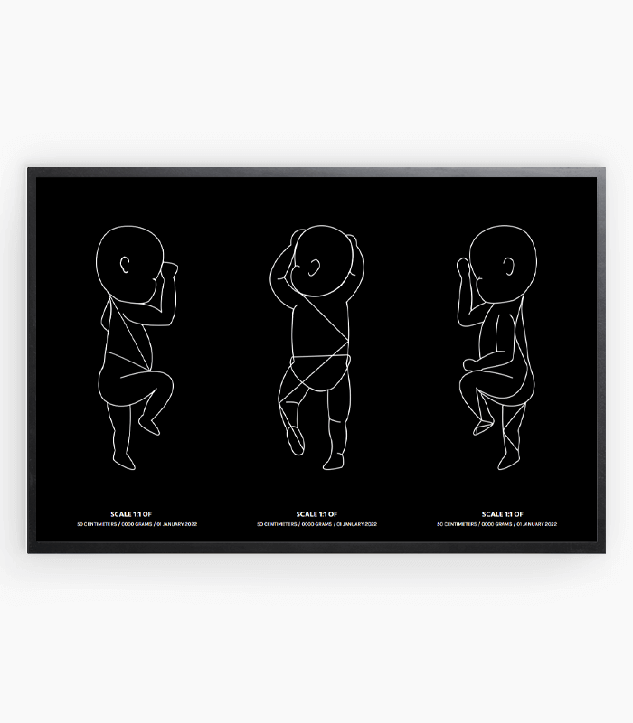 birthposter-trio-black-line-art birthposter-trio-black-line-art